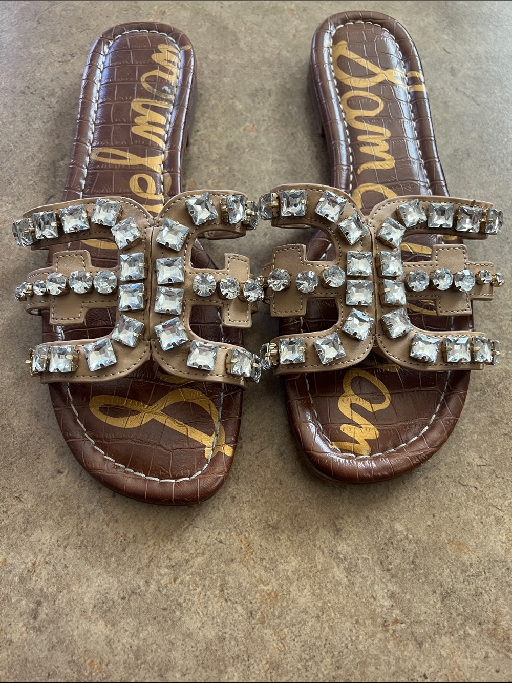 Sam Edelman Studded Flat Sandals *Missing Stud*